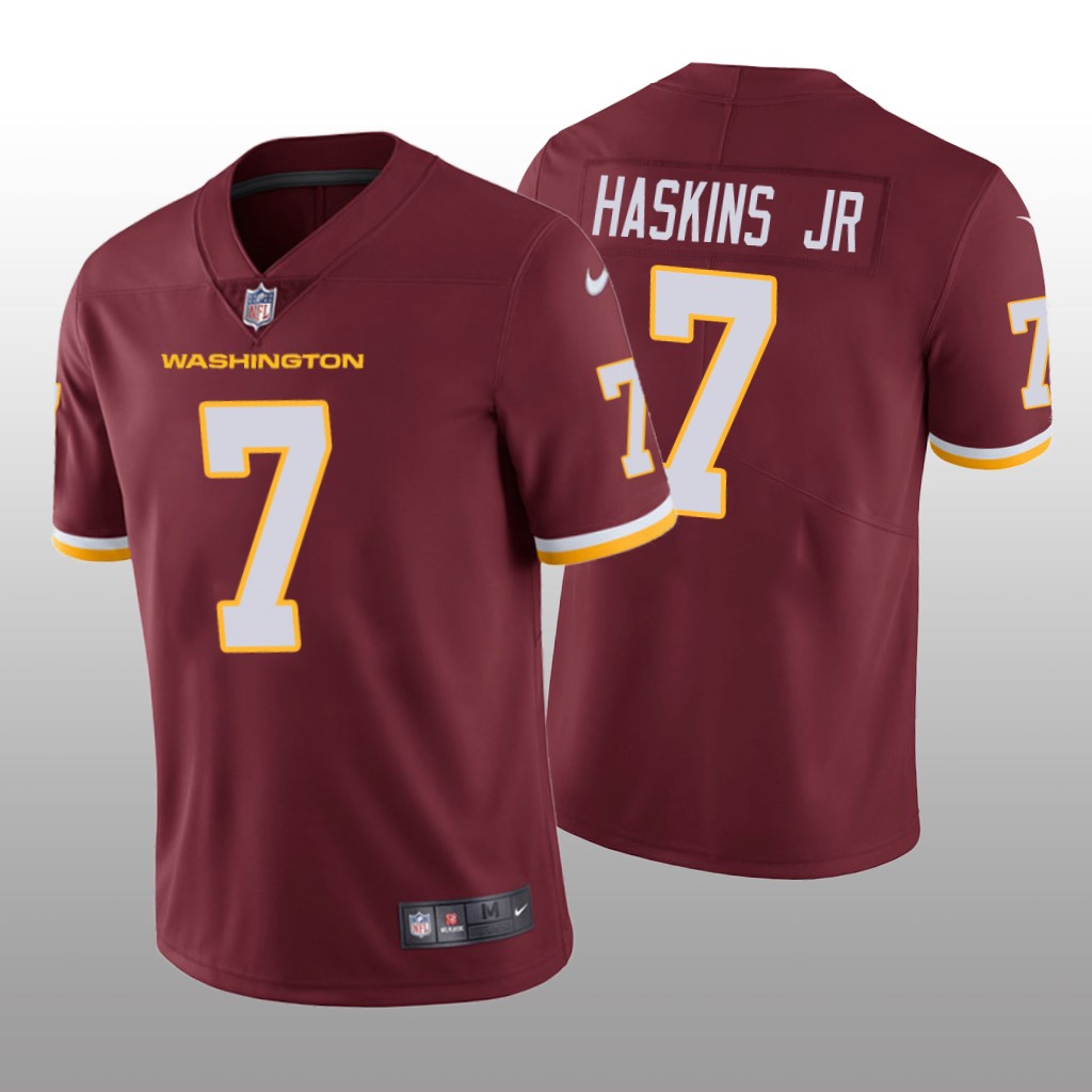Men's Washington Football Team #7 Dwayne Haskins Jr. Red Vapor Untouchable Limited Stitched Jersey